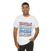 "American MAMA" Jersey Short Sleeve Tee