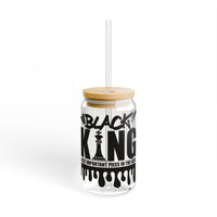 "Black King" Sipper Glass, 16oz