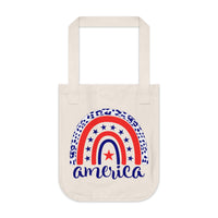 "America Pride" Organic Canvas Tote Bag