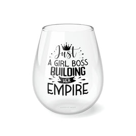 "Empire" Stemless Wine Glass, 11.75oz