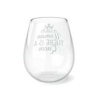 "Queen" Stemless Wine Glass, 11.75oz