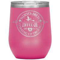 "Witch's Brew" 12oz Wine Insulated Tumbler