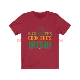 "Kiss The Cook" Short Sleeve T-shirt.