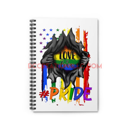 "Pride" Spiral Notebook - Ruled Line.