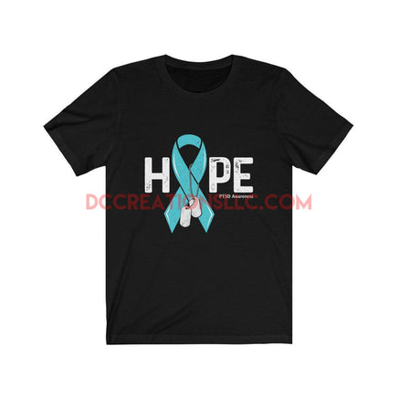 "PTSD Awareness" Short Sleeve T-shirt.