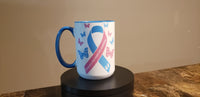 "Pregnancy and Infant Loss Awareness" 15oz ceramic mug