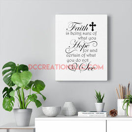 "Faith Is Hope" Canvas.