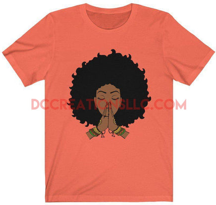 "Black Woman Praying" T-shirt.