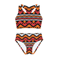 "Fashionable" Girls Two Piece Swimsuit