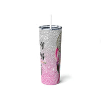 "Your Dreams" Skinny Steel Tumbler with Straw, 20oz