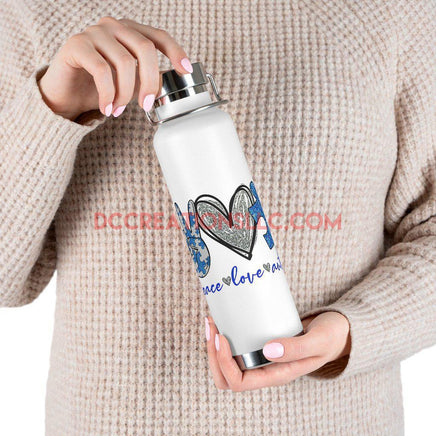 "Autism Awareness" 22oz Vacuum Insulated Bottle.