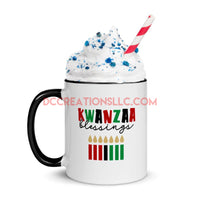 "Kwanzaa" Mug with Color Inside.