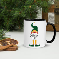 "Sister Elf" Mug with Color Inside